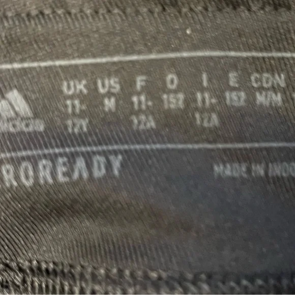 Adidas Youth 3-Stripe Aeroready Training Leggings  - Size M (11-12Y) - Picture 8 of 8